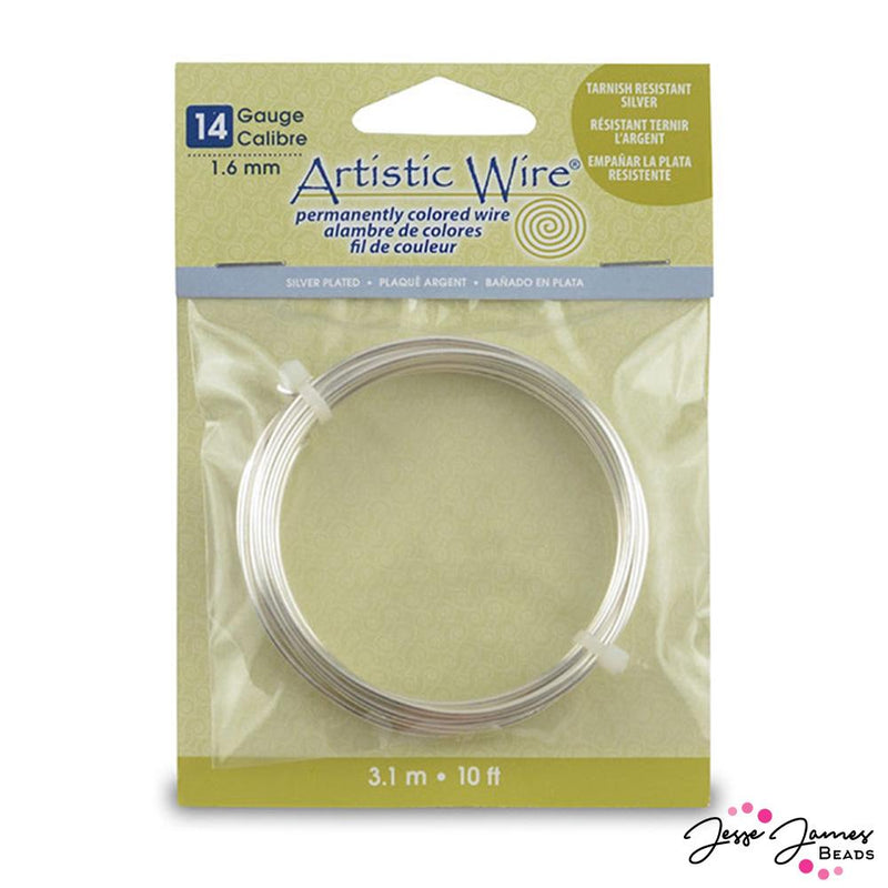 Beadalon Artistic 14-Gauge Craft Wire in Tarnish Resistant Silver