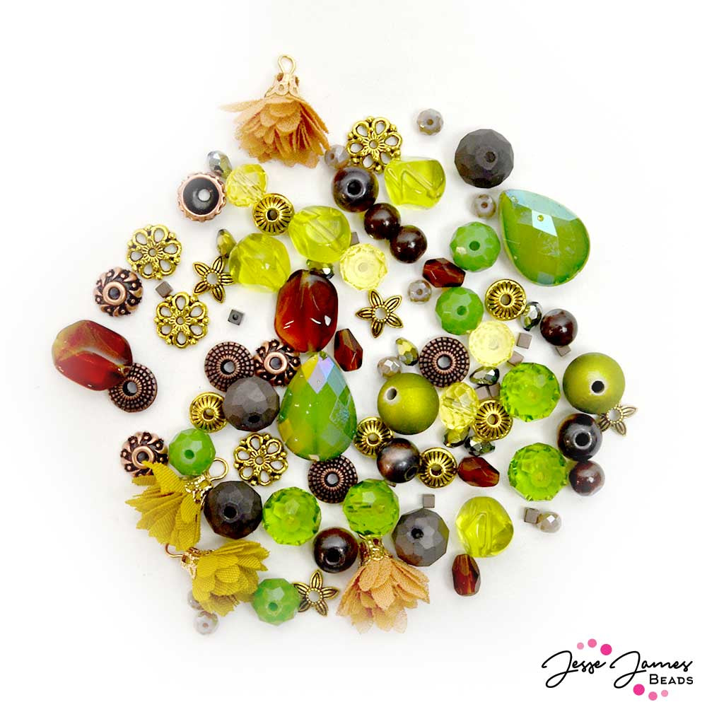 Mini Bead Mix in Avocado on E'rything