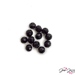 Beads by The Dozen In Black As Night