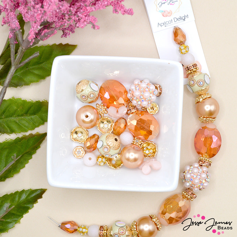 Bead Strand in Apricot Delight