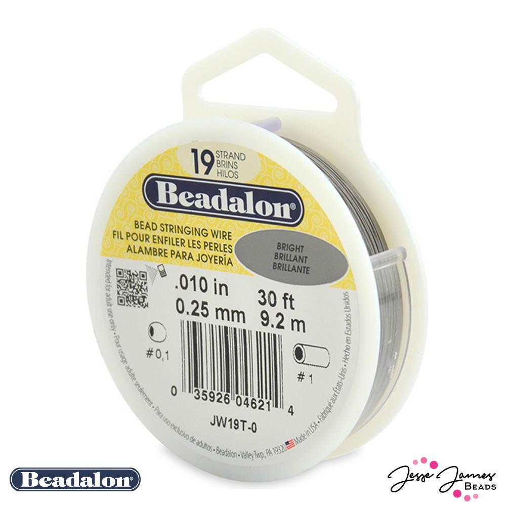 Beadalon 19-Strand Wire in Bright Silver