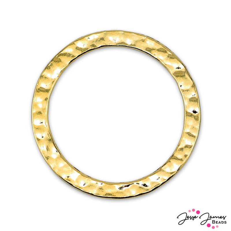Beadalon 27mm Soldered Ring Links in Gold