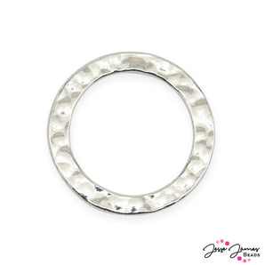 Beadalon 27mm Soldered Ring Links in Silver