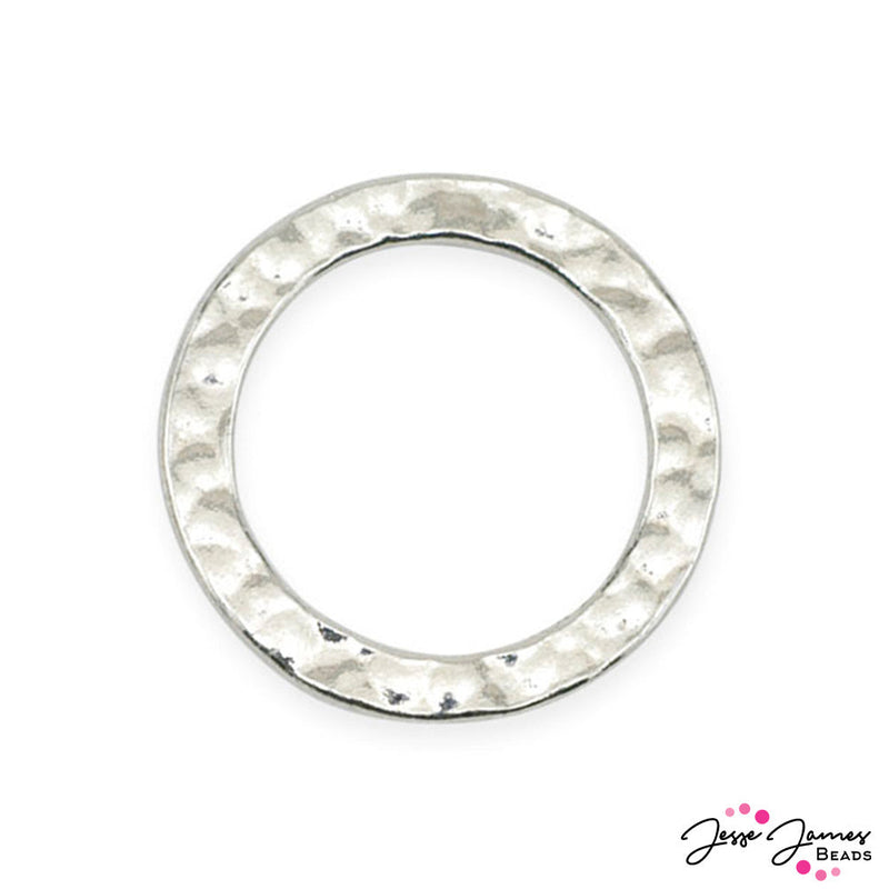 Beadalon 27mm Soldered Ring Links in Silver