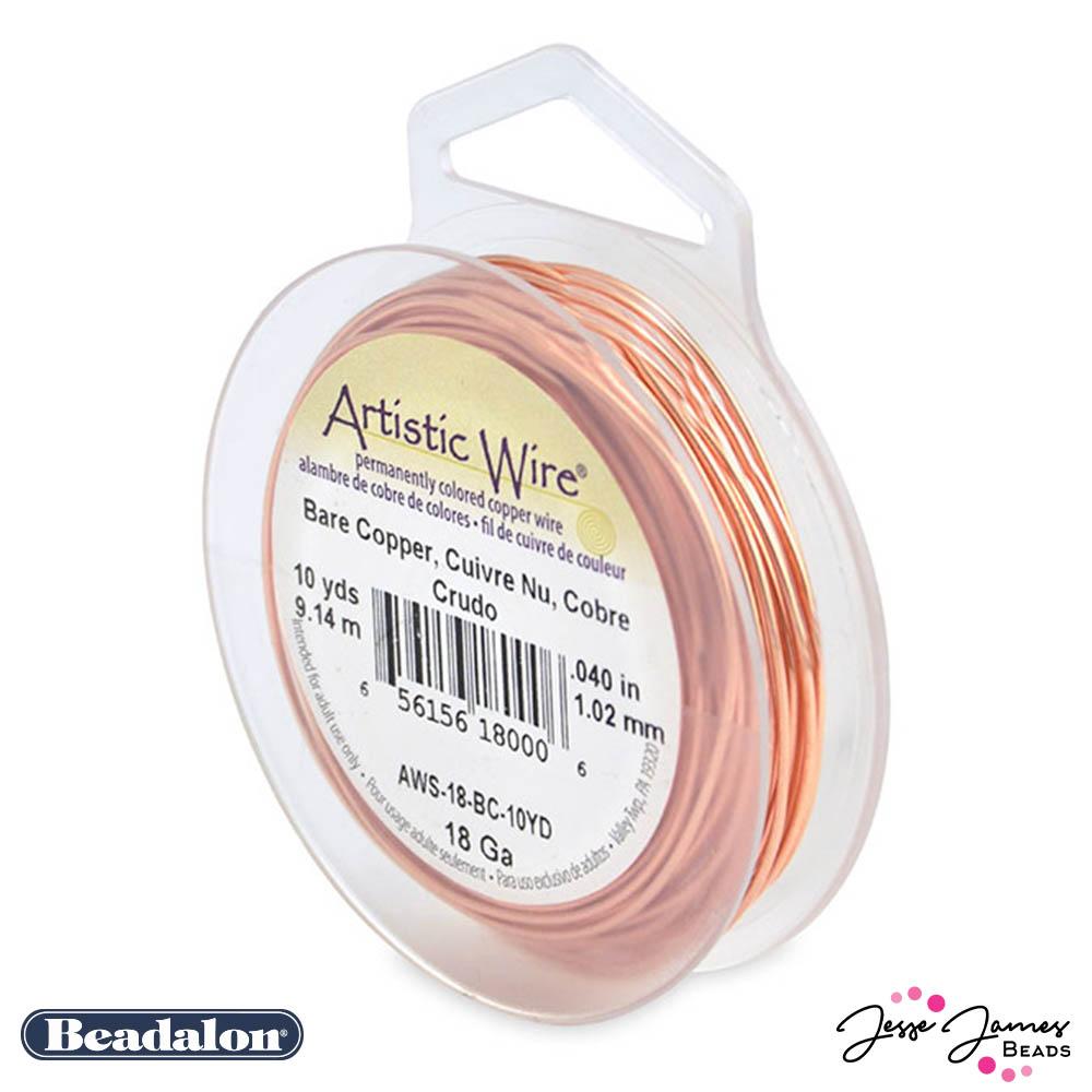 Beadalon Artistic Wire 18 Gauge Wire in Bare Copper