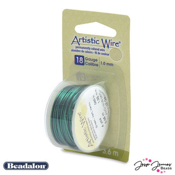 Beadalon Artistic Wire 18 Gauge Wire in Green