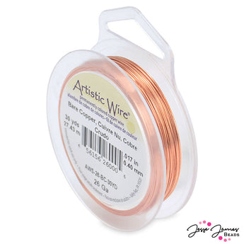 Beadalon Artistic Wire 26 Gauge Bare Copper Wire