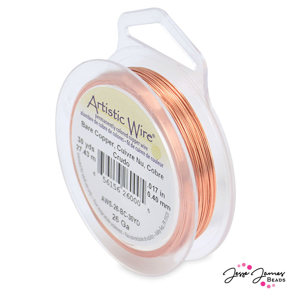 Beadalon Artistic Wire 26 Gauge Bare Copper Wire