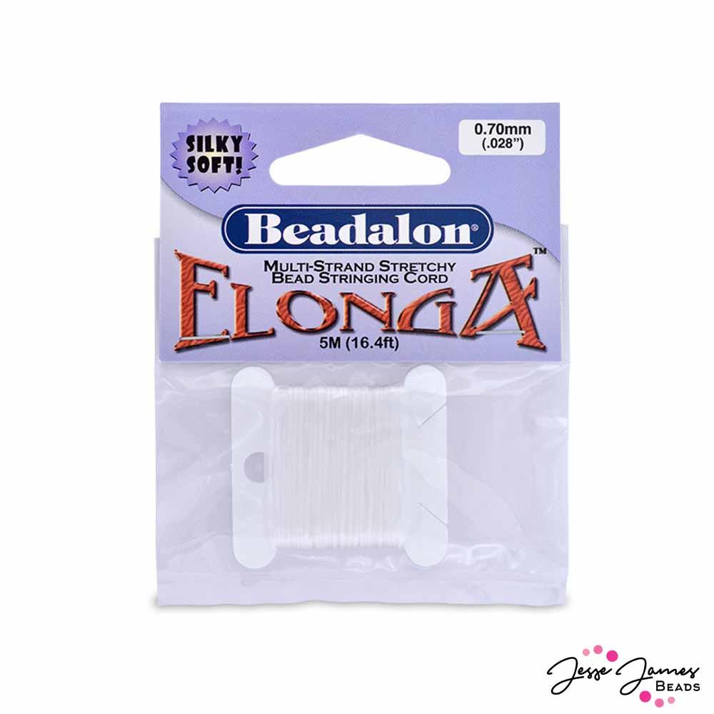 Beadalon Elonga Multi Strand Elistic Cord in White