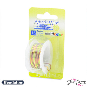 Beadalon Multicolor Wire in Brown Green & Gold 18 Gauge