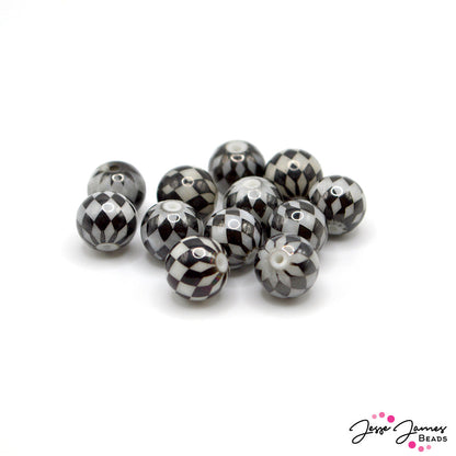 Beads By The Dozen in Black Spades