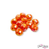 Beads by The Dozen In Bright Orange Clusters