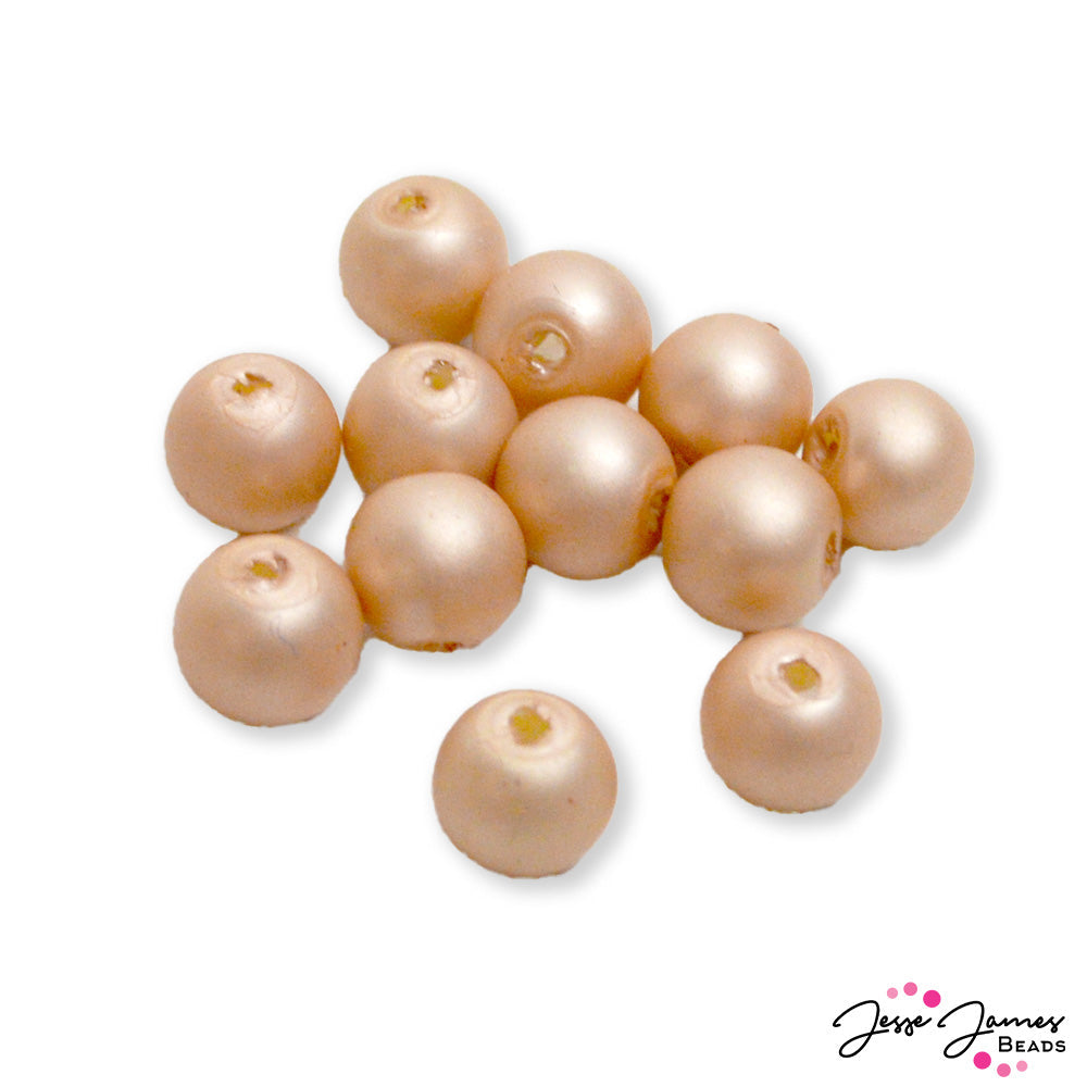 Beads By The Dozen In Cocoa Mini Pearls