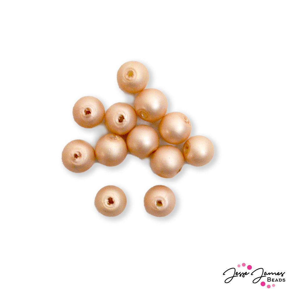 Beads By The Dozen In Cocoa Mini Pearls