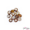 Beads By The Dozen in Coffee Break Large Hole Beads
