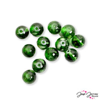 Beads By The Dozen in Emerald Orbs