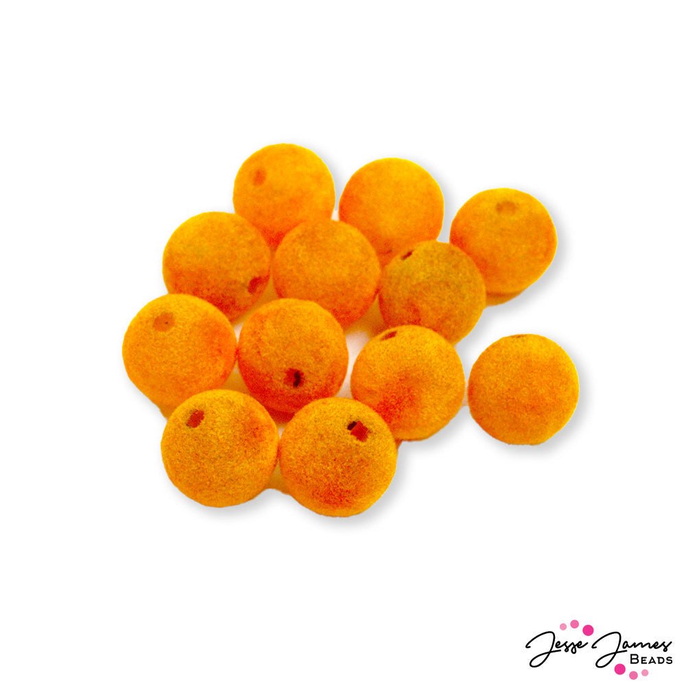 Beads By The Dozen In Orange Slices