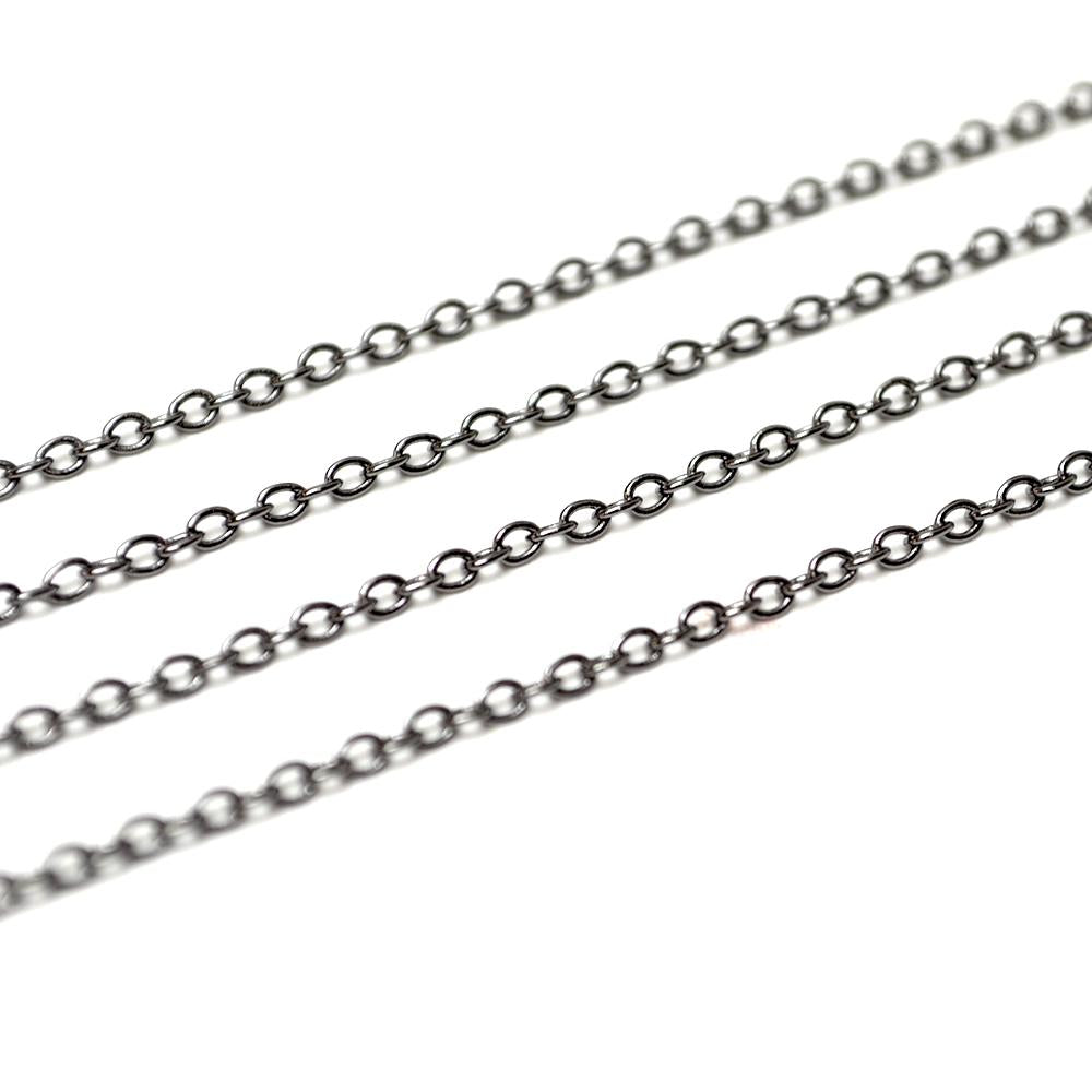 Bitty Chain Simple Gunmetal