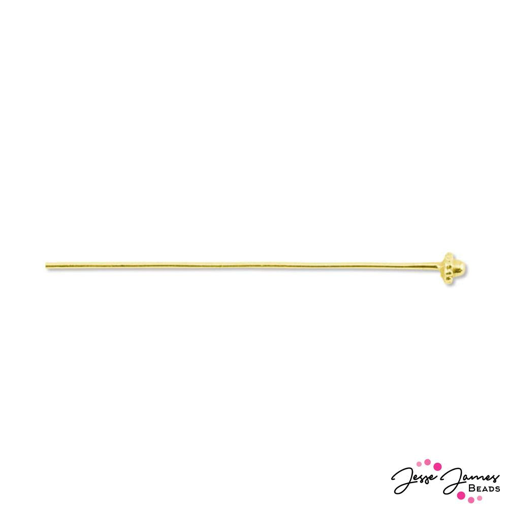 Bulk Headpins in Gold