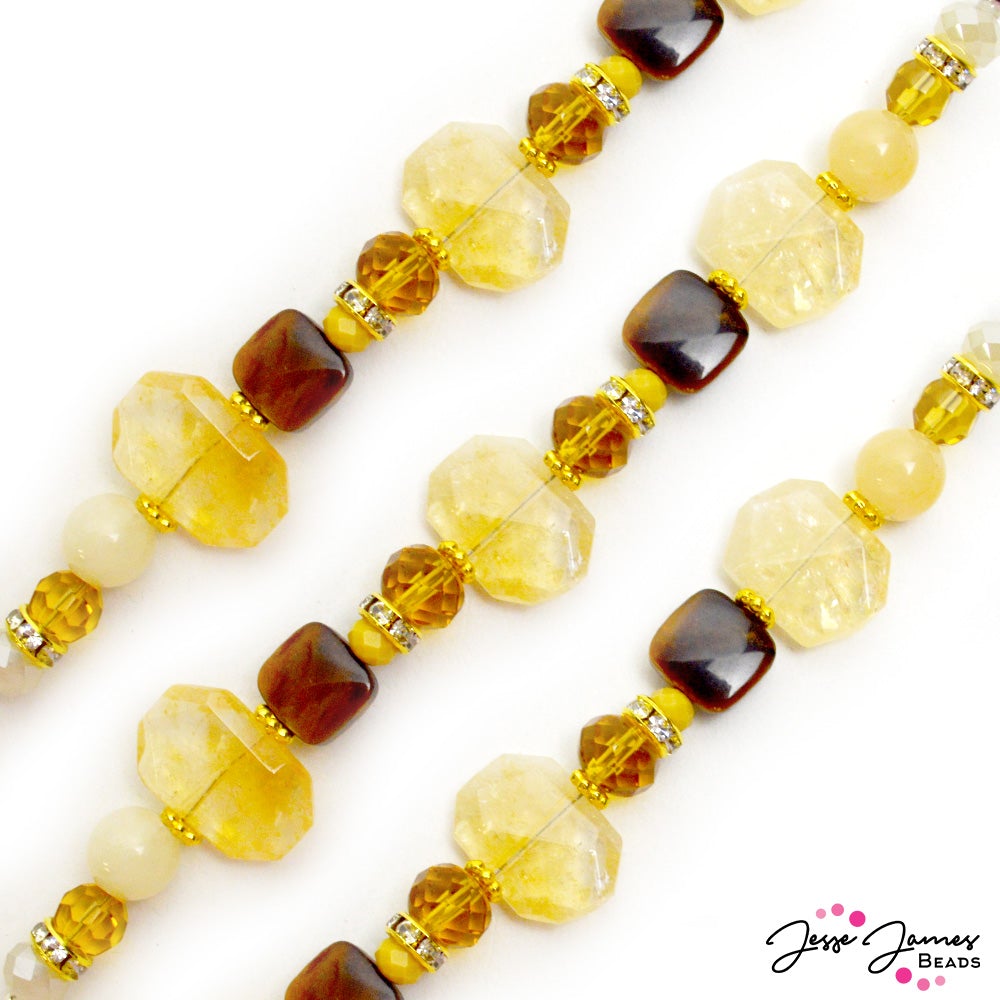 Chunky Chakra Strand in Yellow Jade Solar Plexus