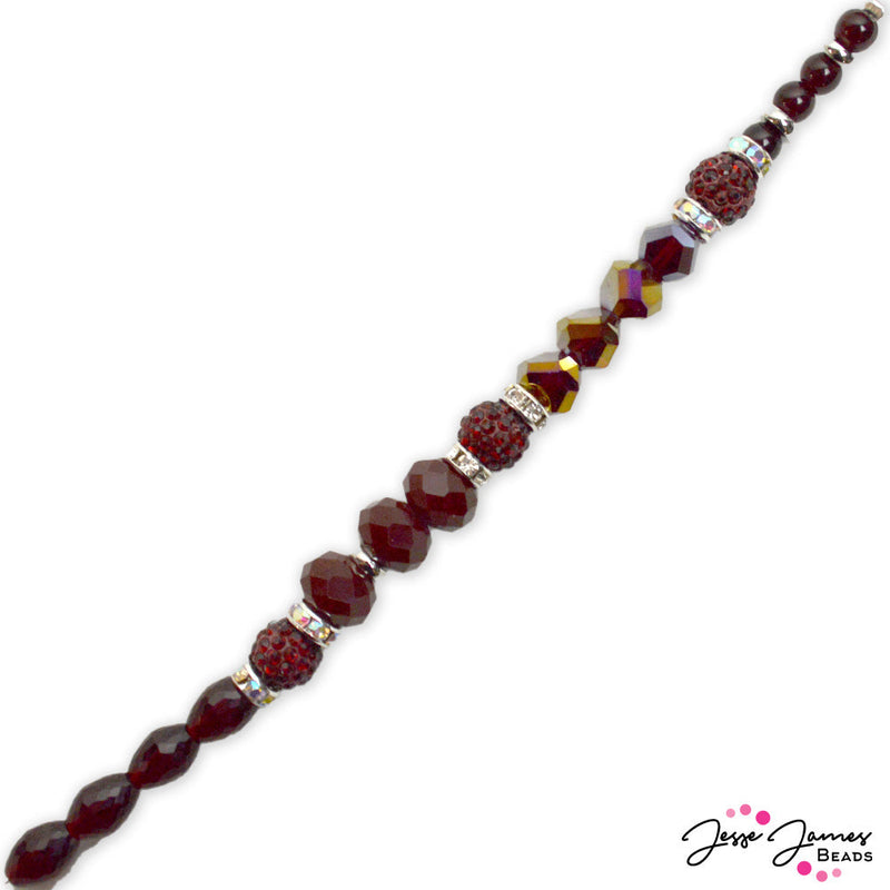 Glass Bead Strand for Jewelry Making - Jesse James Beads