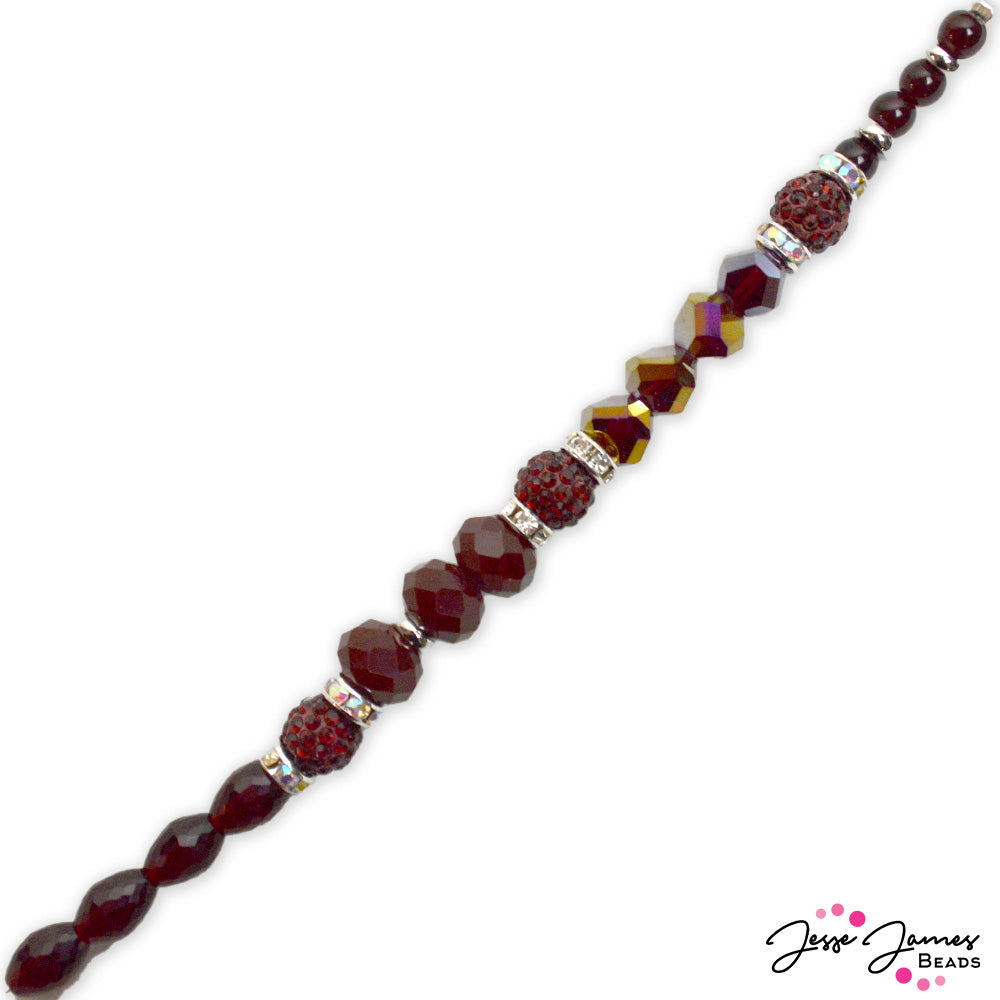 Glass Bead Strand for Jewelry Making - Jesse James Beads