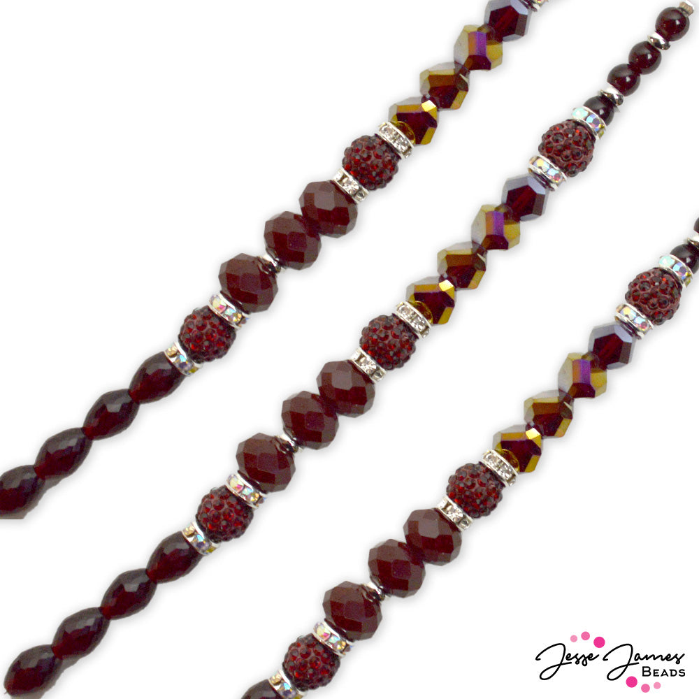 Color Classics Bead Strand in Burgundy