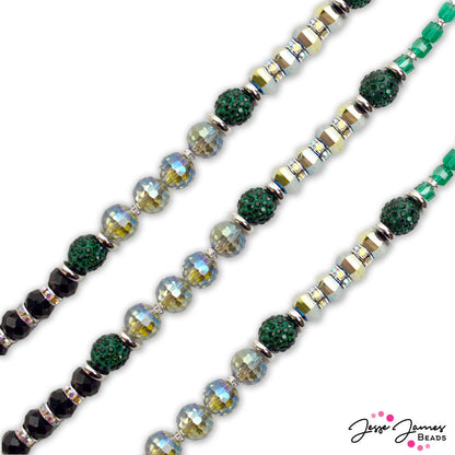 Color Classics Bead Strand in Midnight Green