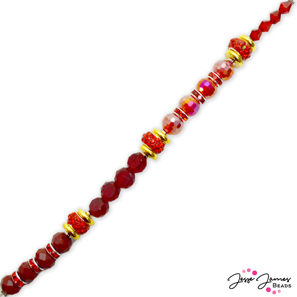 Glass Bead Strand for Jewelry Making - Jesse James Beads