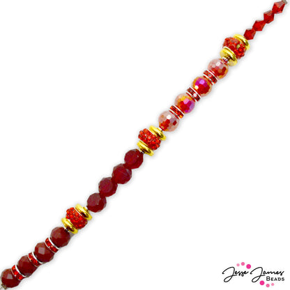 Glass Bead Strand for Jewelry Making - Jesse James Beads