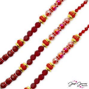 Color Classics Bead Strand in Scarlet