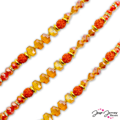 Color Classics Bead Strand in Sunburst Orange