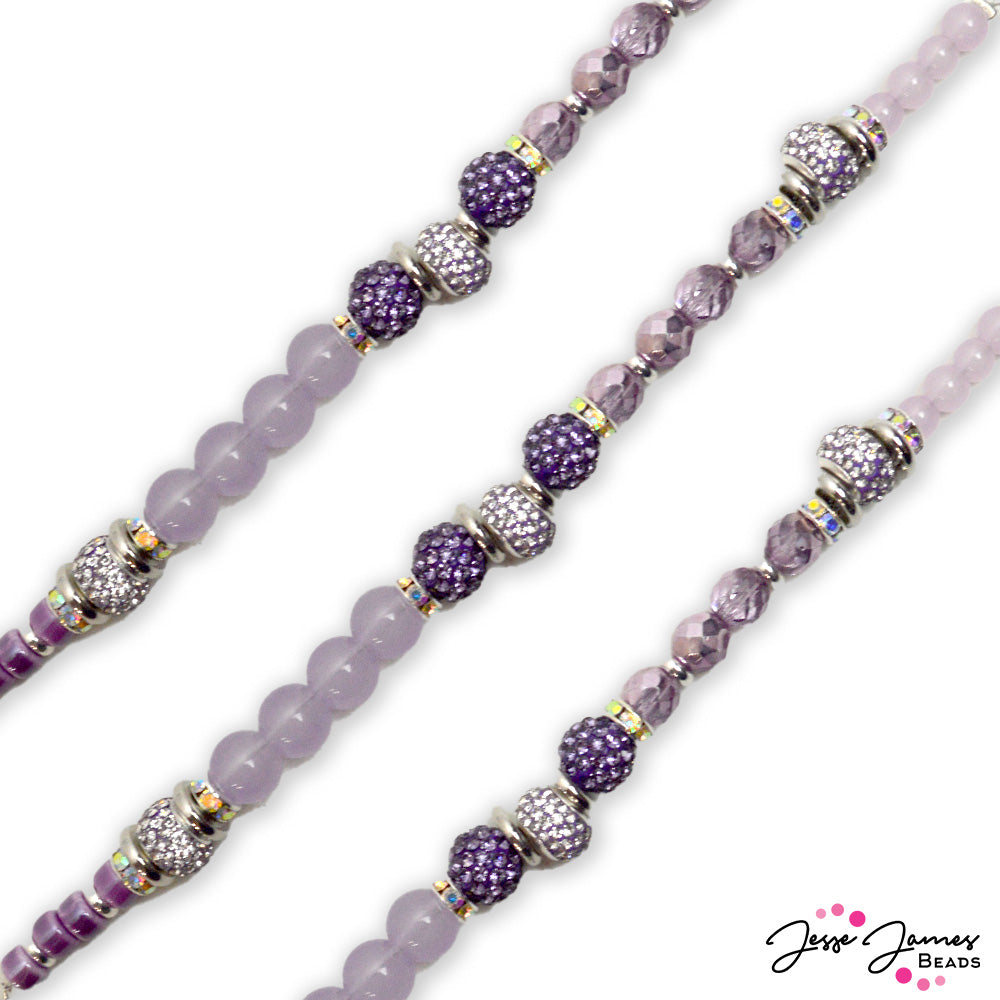 Color Classics Bead Strand in Pastel Violet