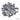 Grey Smokey Twisted Czech Beads 19/13 mm 50 pieces