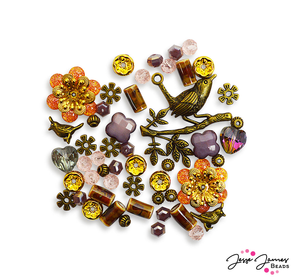Spring Bead Design Elements Bead Mix in Spring Song - Jesse James Beads