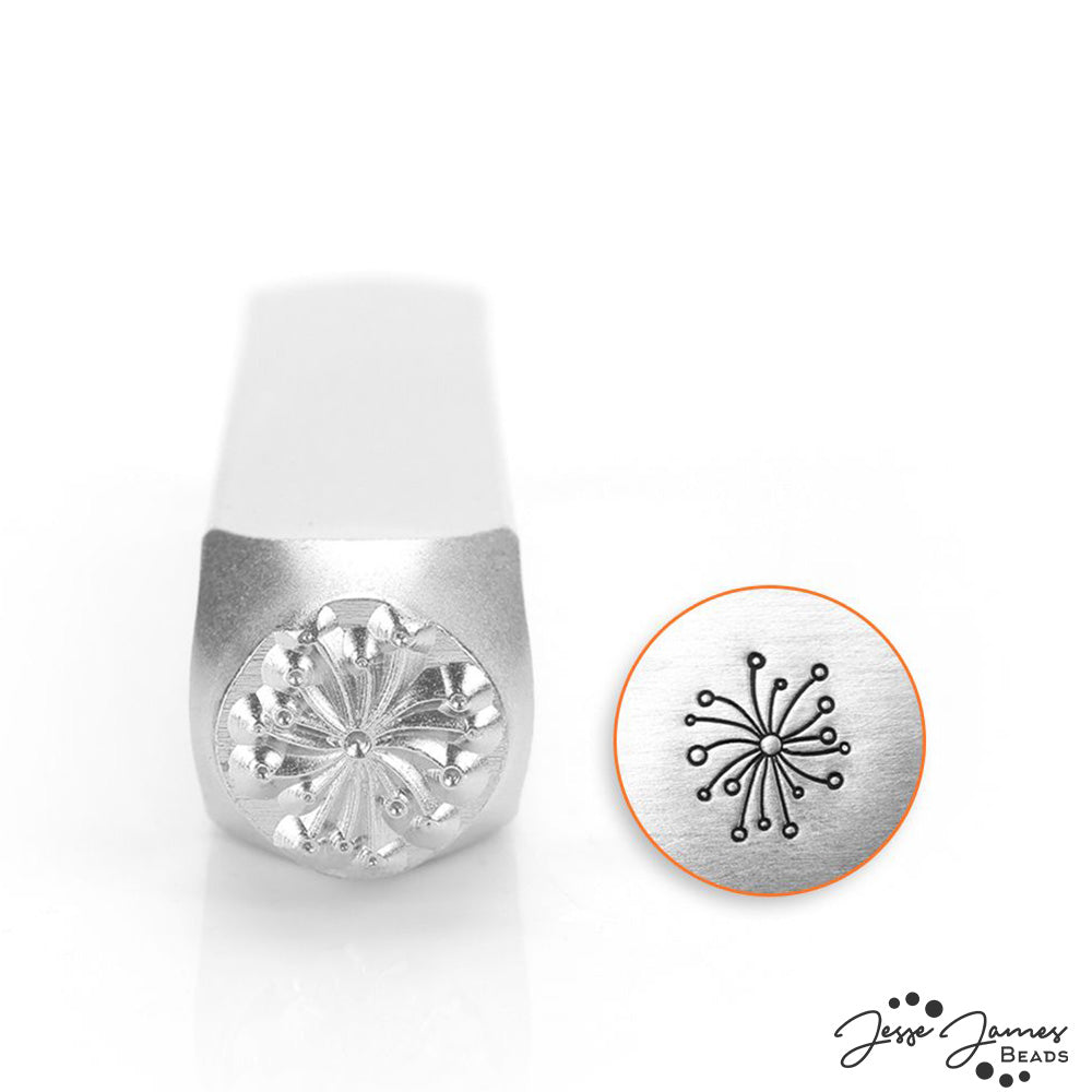 Design Stamp in 6mm Dandelion Flower