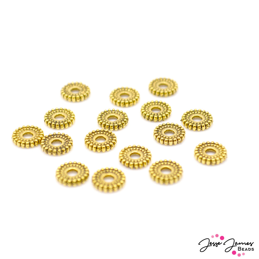 Evil Eye Golden Palace Spacer Bead Set