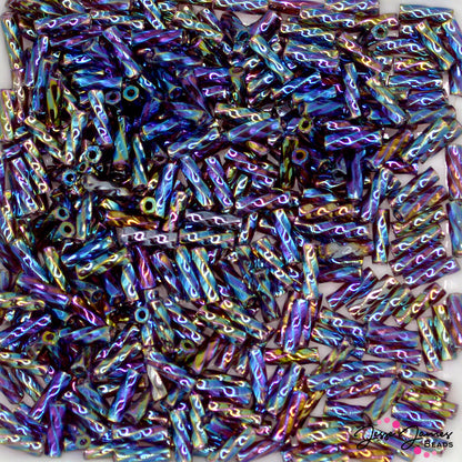 TOHO Twisted Seed Beads in Dark Magic