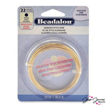 German Style Wire 22 Gauge Gold Color