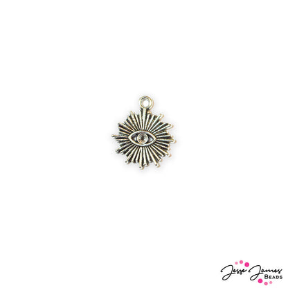 Goddess Charm Set in Sunburst Evil Eye