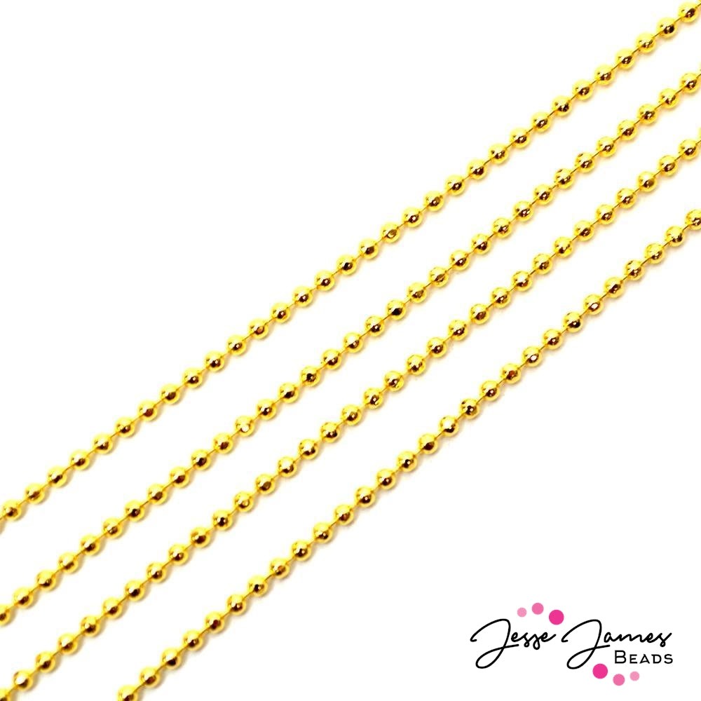 Chain Bitty Ball Chain in Gold Ball