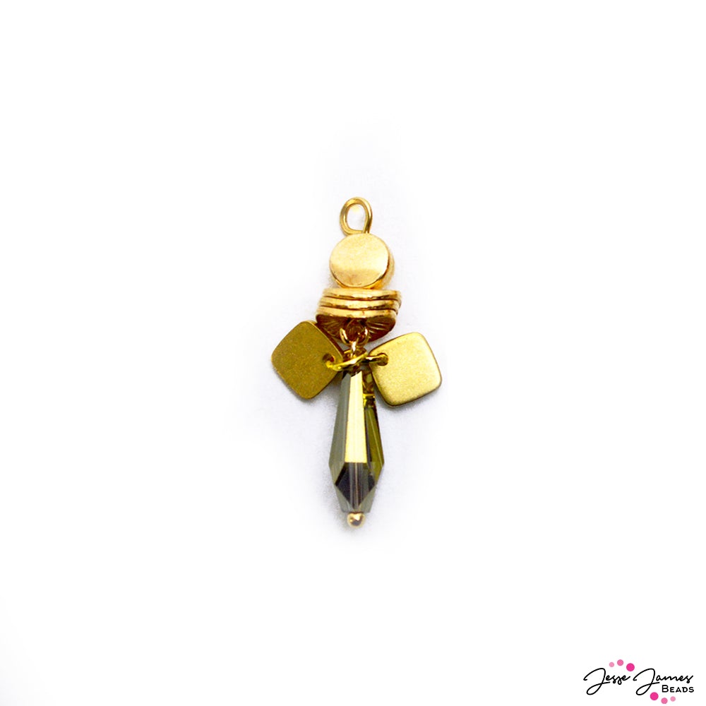 Golden Angels Abstract Charm