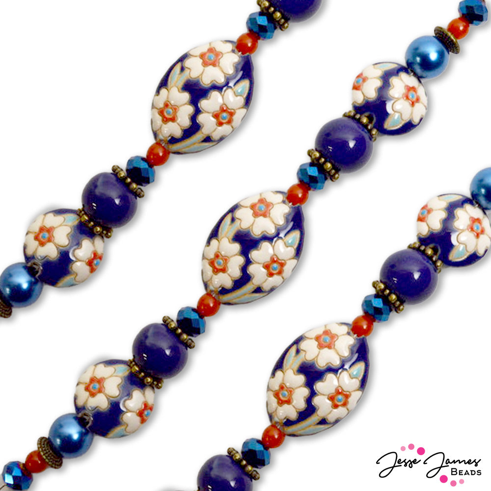 Golem Bead Strand in Blooming Hearts