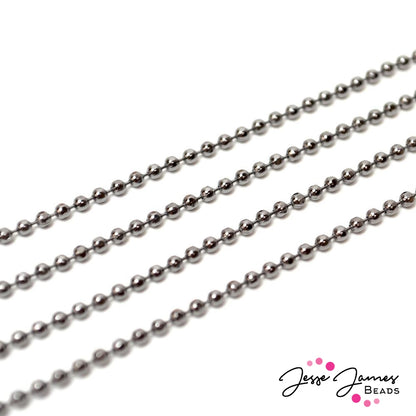 Bitty Ball Chain in Gunmetal