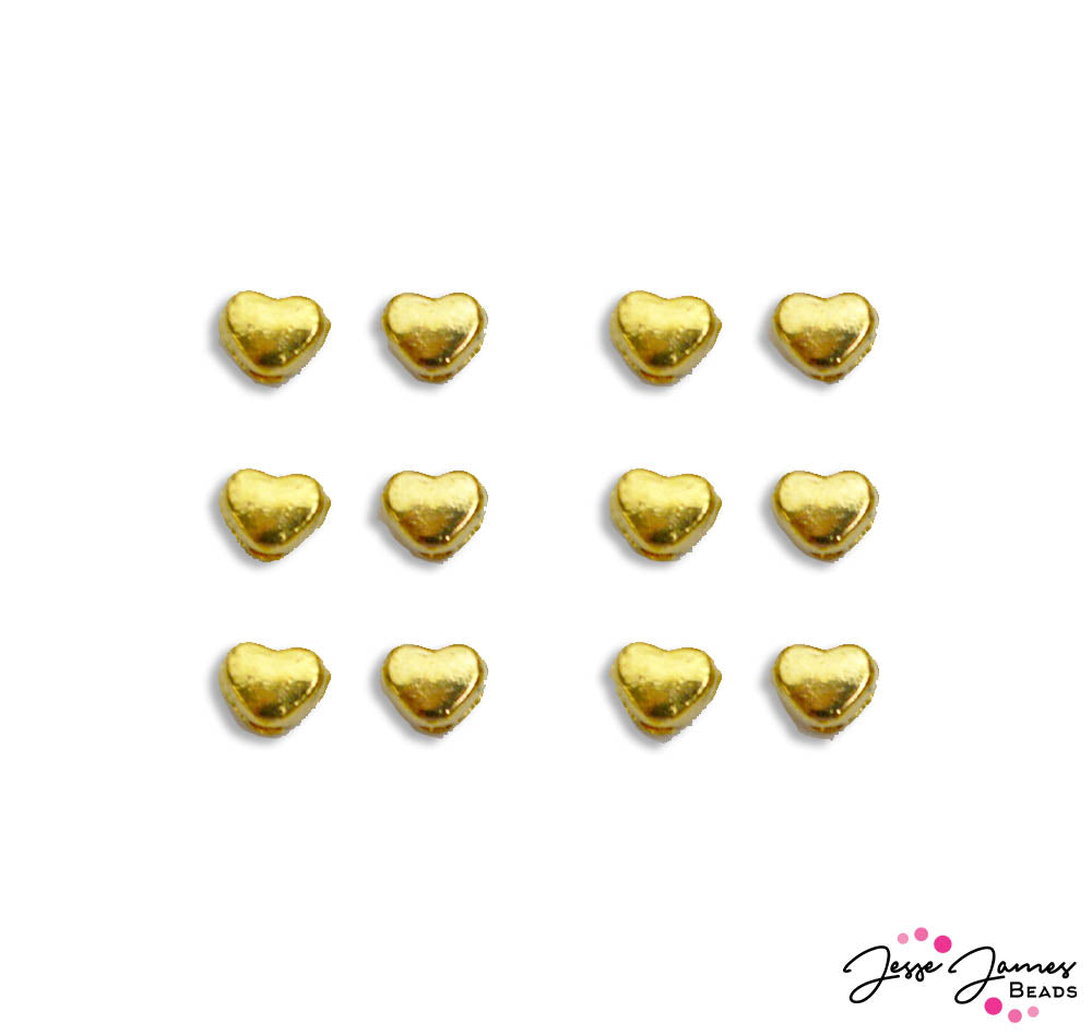 Heart Of Gold Spacer Bead Set