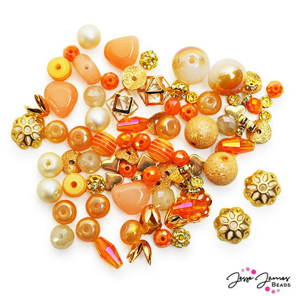 Ice Cream Mini Bead Mix in Orange Creamsicle