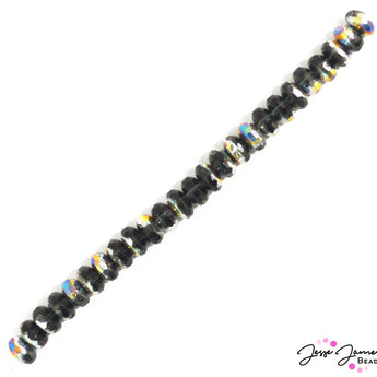 Oceana Rondelle Czech Beads in Nightclub