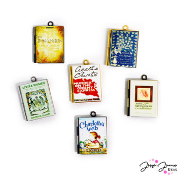 Bookshelf Locket Charm Bundle