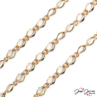 Dainty Curb Style Chain in Rose Gold