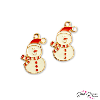 JJB Holiday Charm Pair in Snowmen